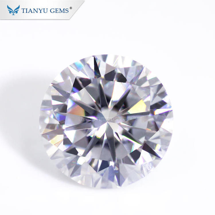 Tianyu Gems Big Carat Size Moissanite Bulk Wholesale 4H Sic Synthetic American Moissanite Price Per Carat