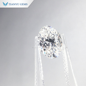 Tianyu Gems Wholesale Price Diamond Oval cut DEF VS Clarity 2CT Lab Grown HPHT/CVD Loose Diamond