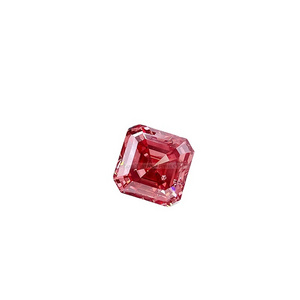 Tianyu Wholesale Big Carat Size 3.61ct Asscher Cut Natural Fancy Pink IGI Certified CVD Lab Grown Diamond