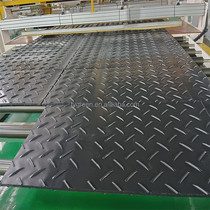 Cheapest durable anti slip temporary road mats ground protection mats 4x8 with promotion price