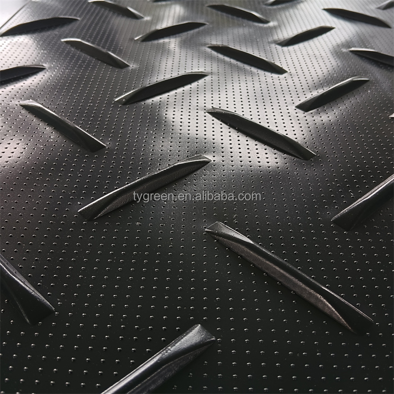 HDPE 4x8 ft protection construction ground cover mats plastic ground protection mats 4x8