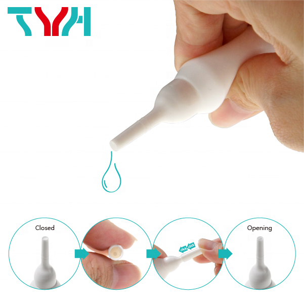 LDPE | PP Soft Squeezed Plastic Ampoules Serum Dropper Bottle with Screw-on Nozzle Cap in 3ml 5ml 8ml 10ml 15ml 20ml (HN Series)