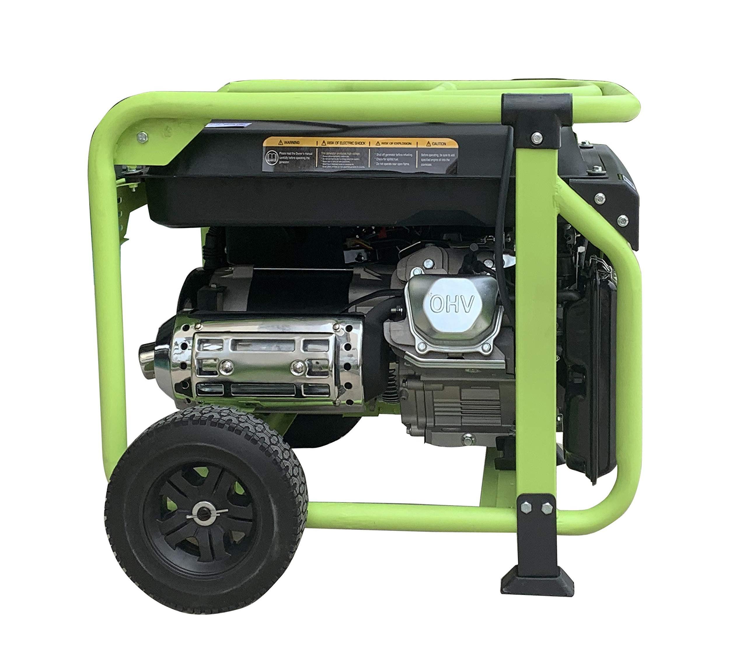 Portable Generator 12000 Watt,Gasoline Powered,Electric Start, Wheel Kit