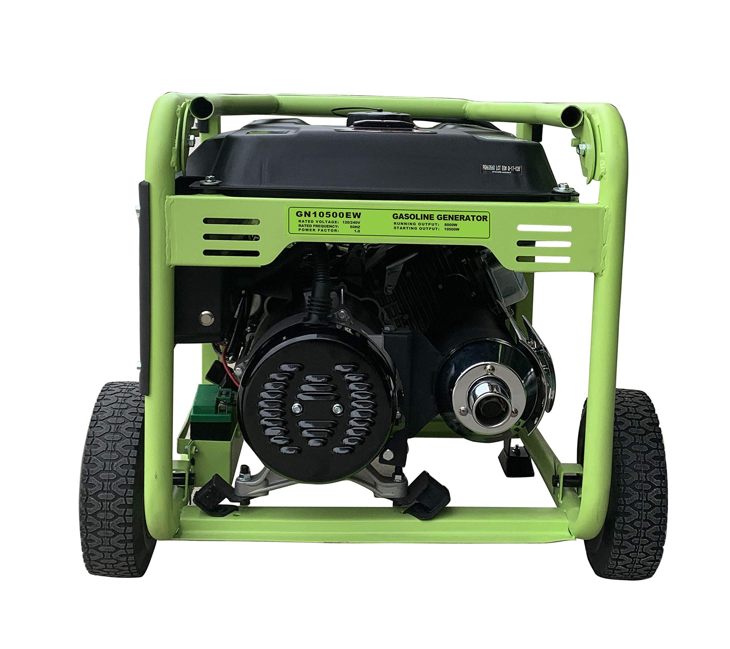 Portable Generator 12000 Watt,Gasoline Powered,Electric Start, Wheel Kit