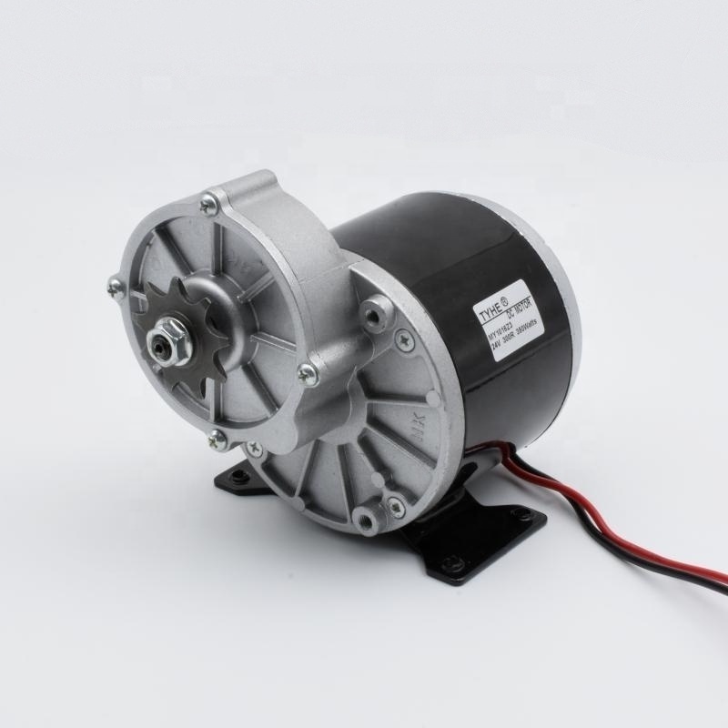 TYHE High-Torque Brushed DC Gear Motor 24V 50kg cm 250W 300RPM 9.78 Gear Ratio Motor for Wheelchairs Manufactured by MY1016Z2