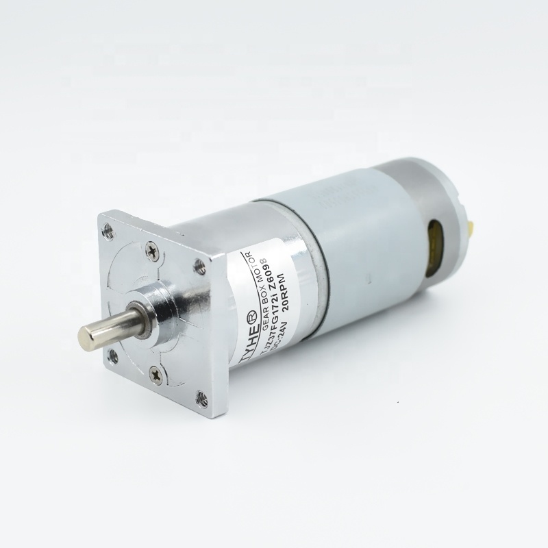 Customizable High-Torque 12V 24V Ga37 Gearbox 20W 30RPM Micro DC Gear Motor for Smart Mop with 10RPM 15Watts