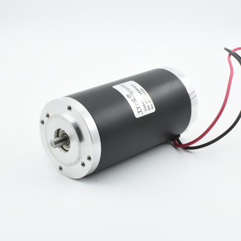 High-Power 54mm 12V-180W 3000-7000 RPM 100W-180W 1.5kgcm 1.2kg High Speed Brushed DC Motor Manufacturer