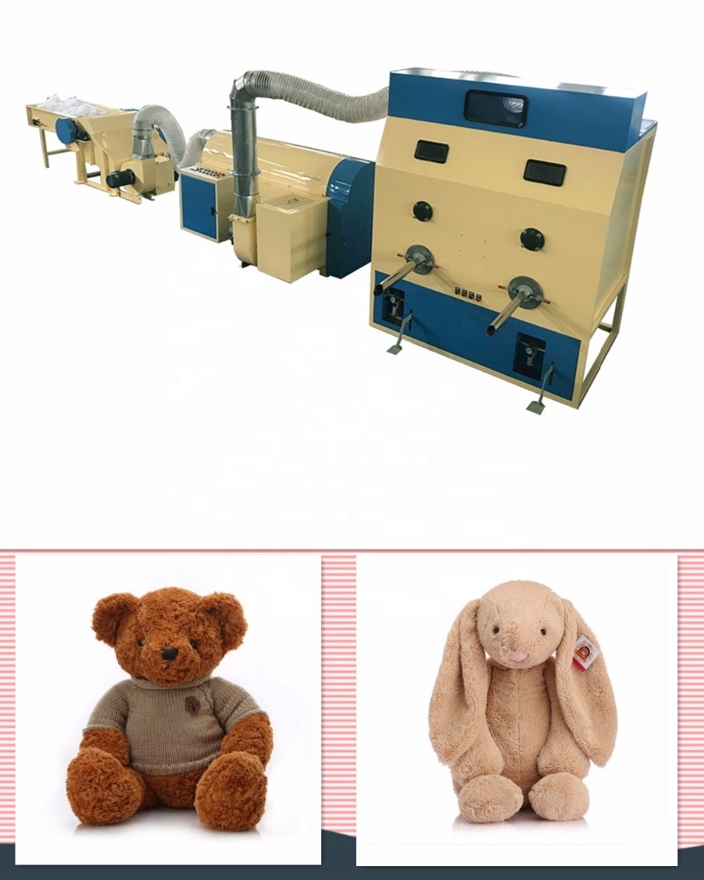 Built A Bear Stuffing Machine Toys Making Machine WJCZJ-2000 Fiber Filling Machine