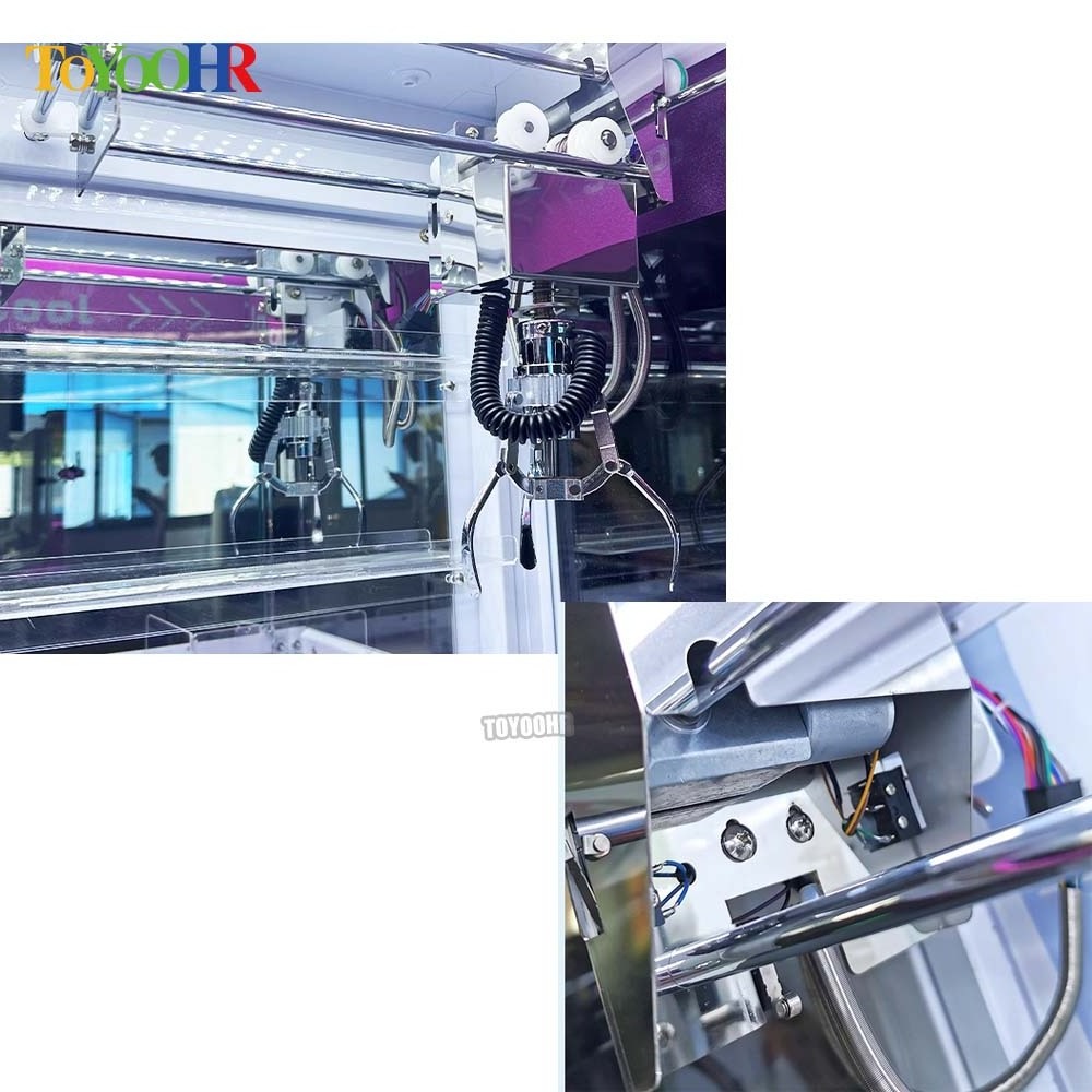 Factory Wholesale 4 positions Crane Machine Prize Game Machine Coin Operated Mini Claw Doll Machine with Bill acceptor