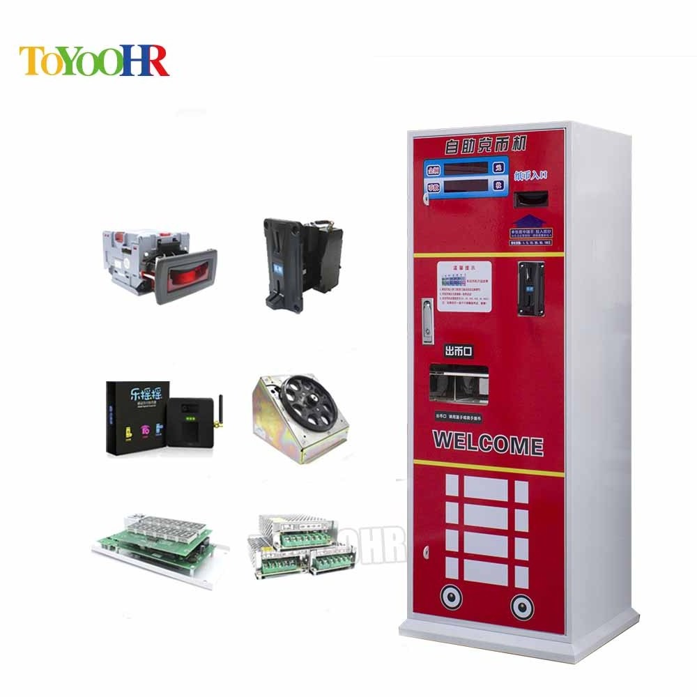 Malaysia Version Metal Cabinet Automatic Arcade Video Type Bill Money Banknote Token Changer Money Vending Coin Exchange Machine