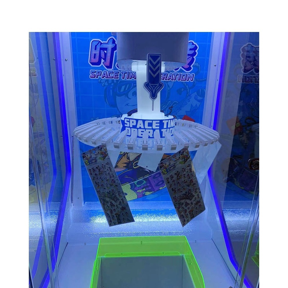 Coin Operated find the toys clip gift clamp game machine Clip Sticker Card Skill Game Machine Clip Prize machine