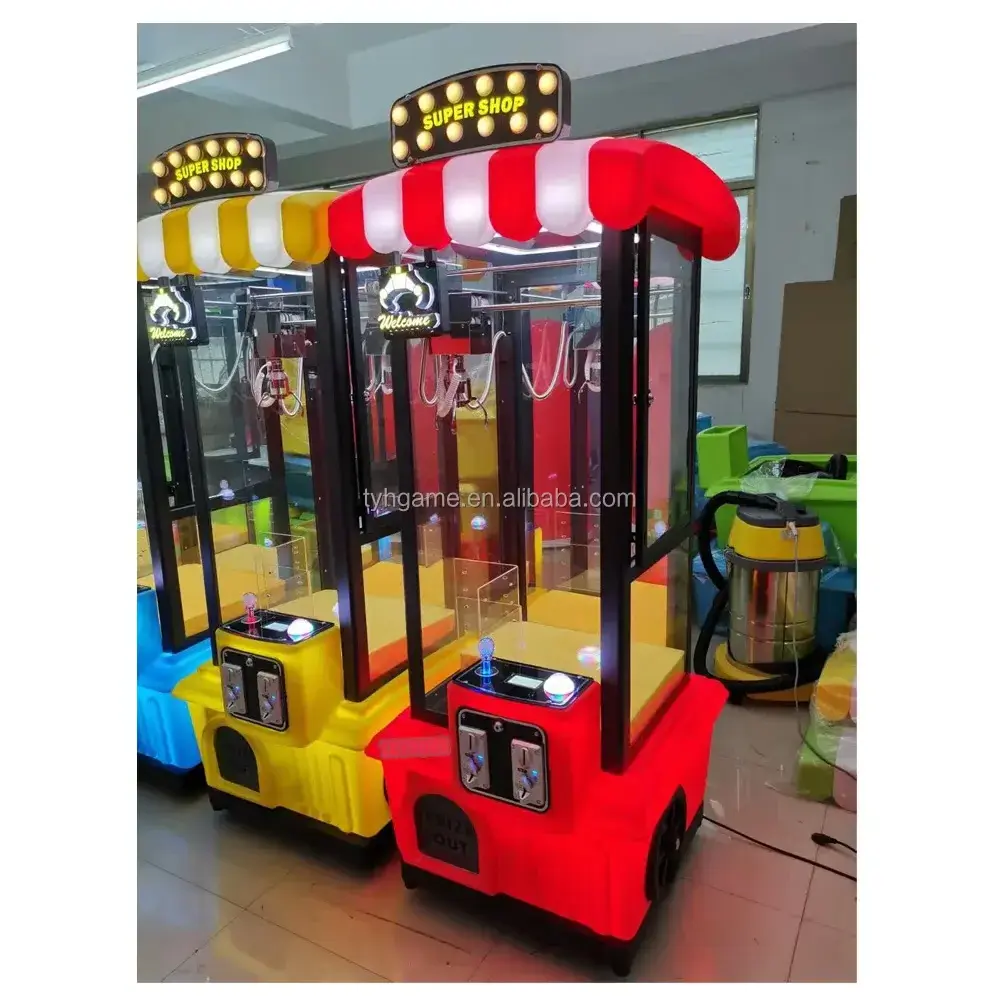 Factory Price Mini Coin-Operated Arcade Claw Crane Prize Vending Machine 220V Toy Gift Game for Ages 8+ Amusement Fun