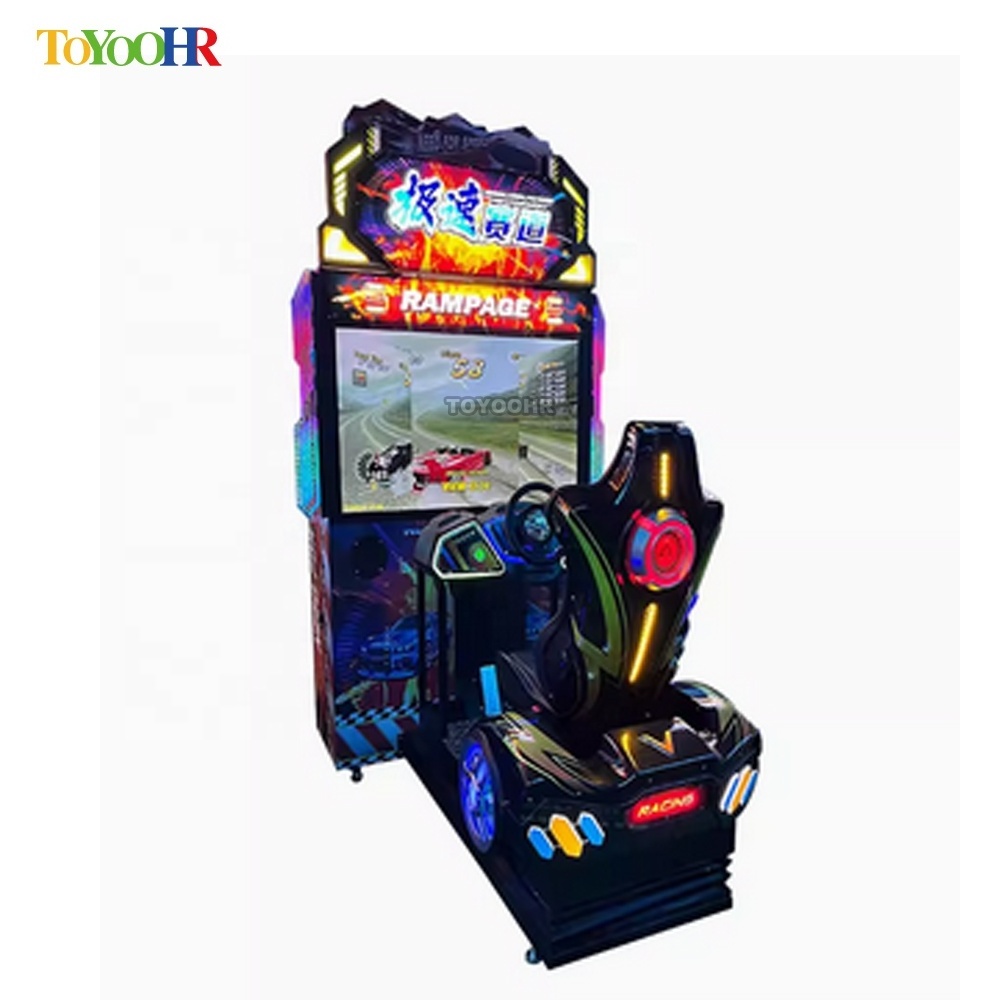 Indoor Arcade Car Racing Game Machine Simulator Coin Operated Storm the Streets Racing Games