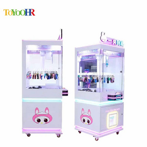 mini claw machine with credit card reader Clip Gift Clamp Prize Claw Toy Vending Machine clip Gift Prize Game Machine