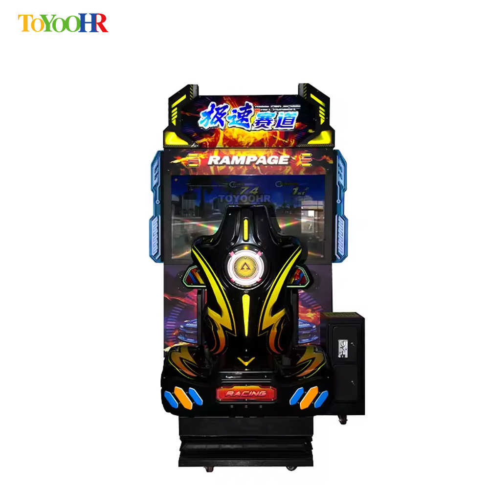 Indoor Arcade Car Racing Game Machine Simulator Coin Operated Storm the Streets Racing Games