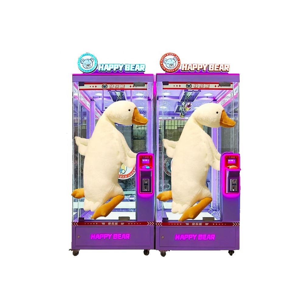 Coin Operated Pink Date cut prize single player claw toy arcade machine for sale pink date scissors cut prize gift machine