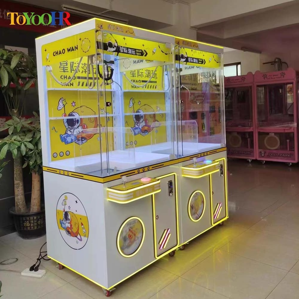 Amusement Equipment Coin Operated Arcade Games Vending Machine Toy Claw Machine Cut Prize Machine For Kids