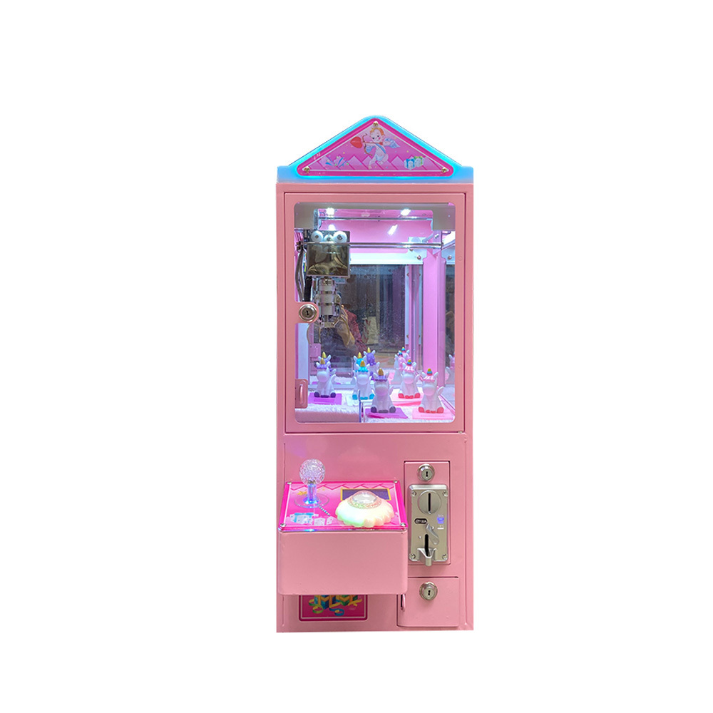 Factory Wholesale Coin Operated Gift Vending Machine Catcher Claw Toy Doll Machine Mini Claw Machine With Bill Acceptor