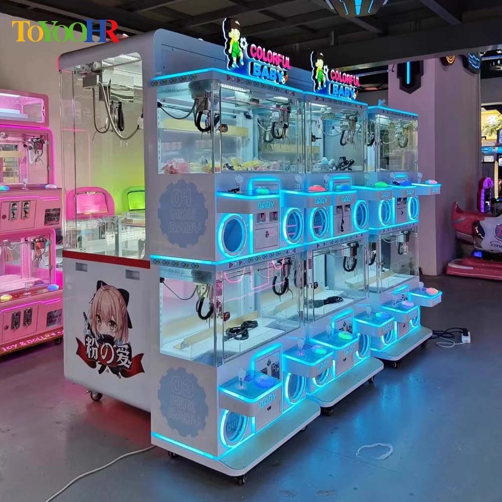 Amusement Equipment Coin Operated Arcade Games Vending Machine Toy Claw Machine Cut Prize Machine For Kids