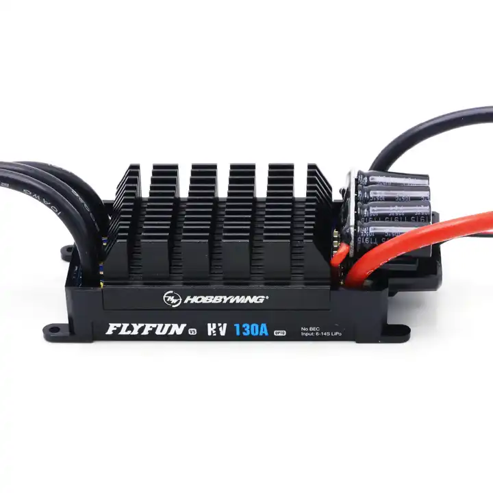 Hobbywing FlyFun 130A/160A HV OPTO V5 Speed Controller 6-14S Lipo Brushless ESC No BEC with DEO for RC Aircraft Quadcopter