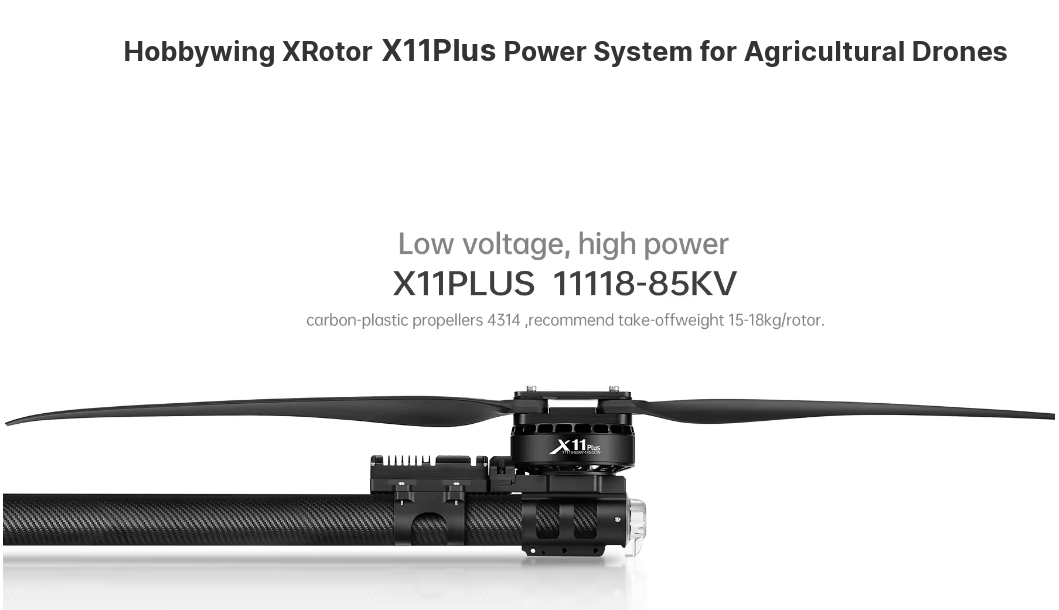 Hobbywing X9 MAX motors power system 14S LiPo for 40L 30L  agricultural spraying drones