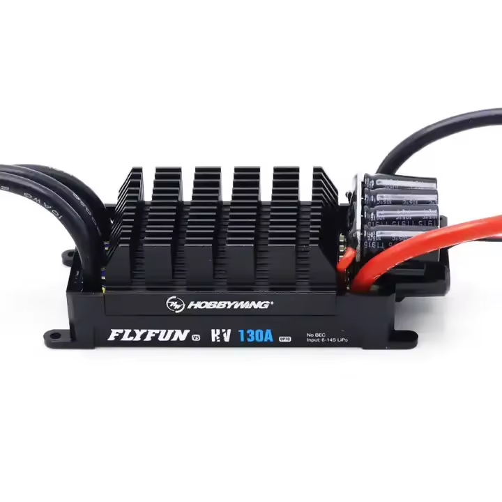 2024 Hobbywing FlyFun 130A/160A HV OPTO V5 Speed Controller 6-14S Lipo Brushless ESC No BEC with DEO for RC Aircraft Quadcopter