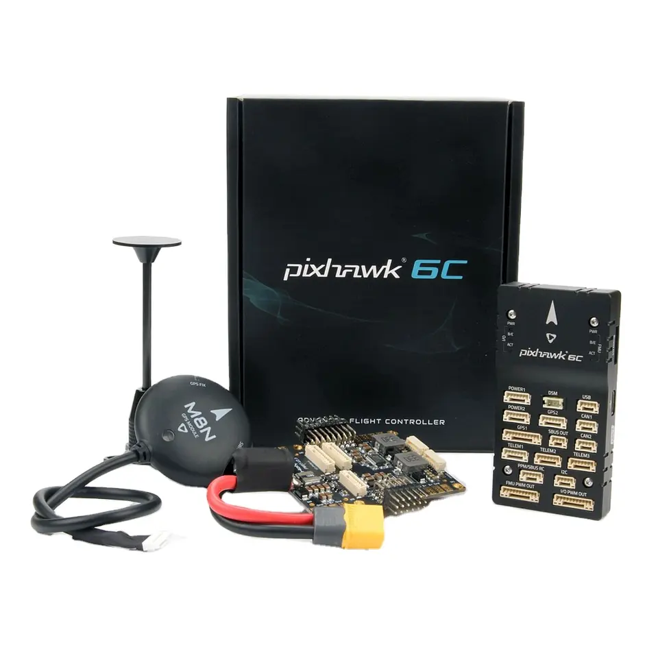 New Holybro Pixhawk 6C Autopilot H743 (Aluminum Case) PM02 / PM07 Power Module M8N GPS Flight Controller gps