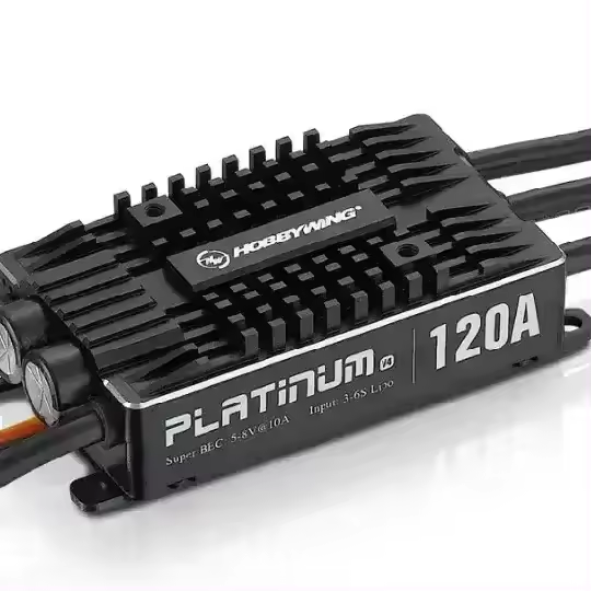 Hobbywing Platinum Pro 120A V4 Remote Control ESC 3-6S 8V 10A Lipo BEC for RC Drone Aircraft Helicopter 4mm Empty Mold Brushless