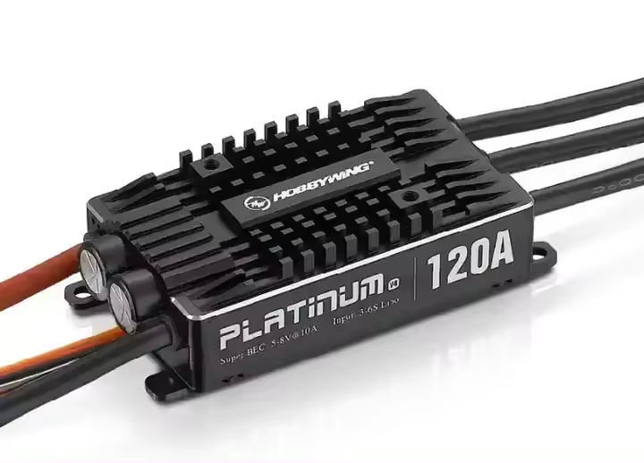 Hobbywing Platinum Pro 120A V4 Remote Control ESC 3-6S 8V 10A Lipo BEC for RC Drone Aircraft Helicopter 4mm Empty Mold Brushless