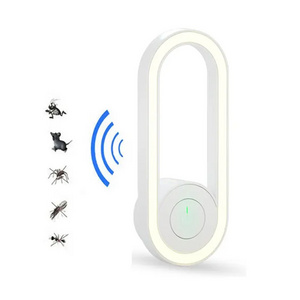 New Indoor Ultrasonic Driving Silent Light-sensing Night Light Electric Physics Repellent Mosquito Killer Lamp Safe Harmless