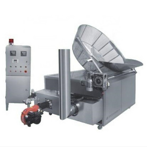 Round pot rectangle pot 100-500kg per hour automatic snack batch fryer potato chips industrial