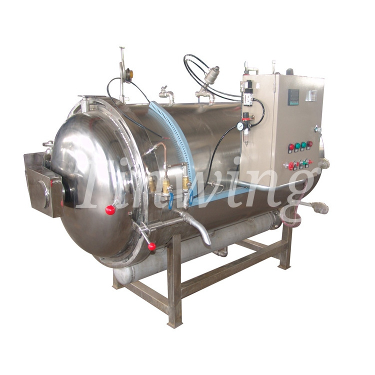 Food sterilizer disinfects vegetables, fruits, milk and meat at high temperature