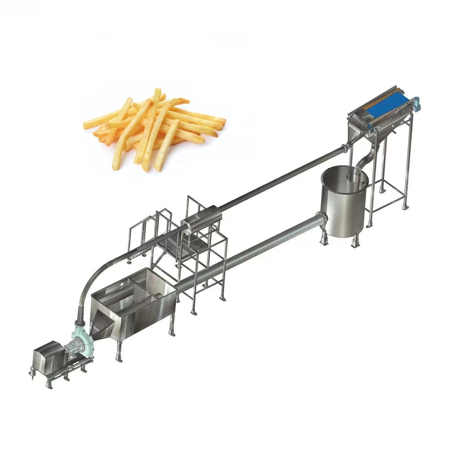 Sweet Potato Production Line Yam Cassava Flour Potato Powder Processing Machine Plant