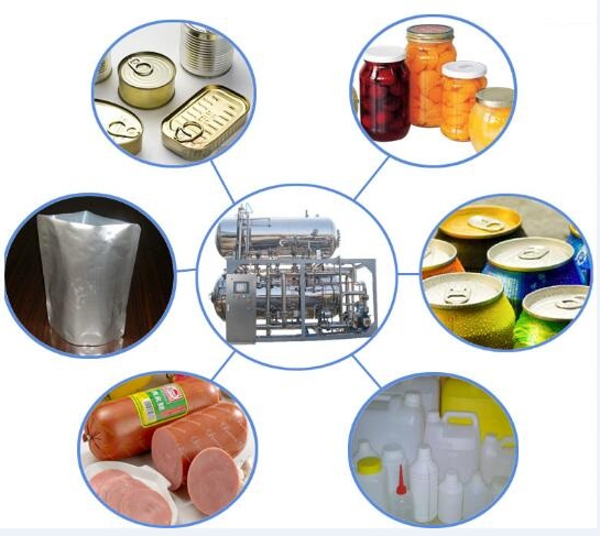 Food sterilizer disinfects vegetables, fruits, milk and meat at high temperature