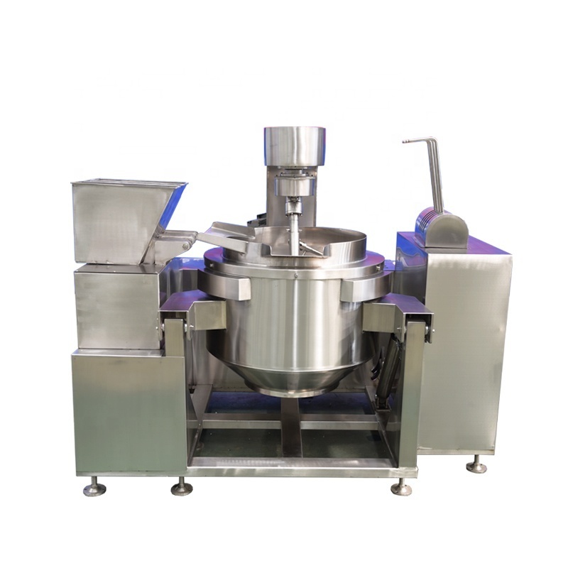 A variety of heating methods of jacket type stainless steel pot body food processing machinery