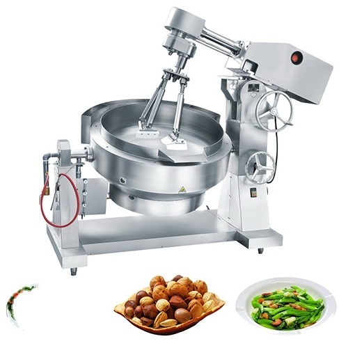 A variety of heating methods of jacket type stainless steel pot body food processing machinery