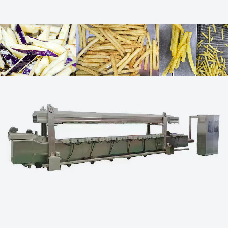 Automatic cutting machine french fries frozen potato french fries making machine