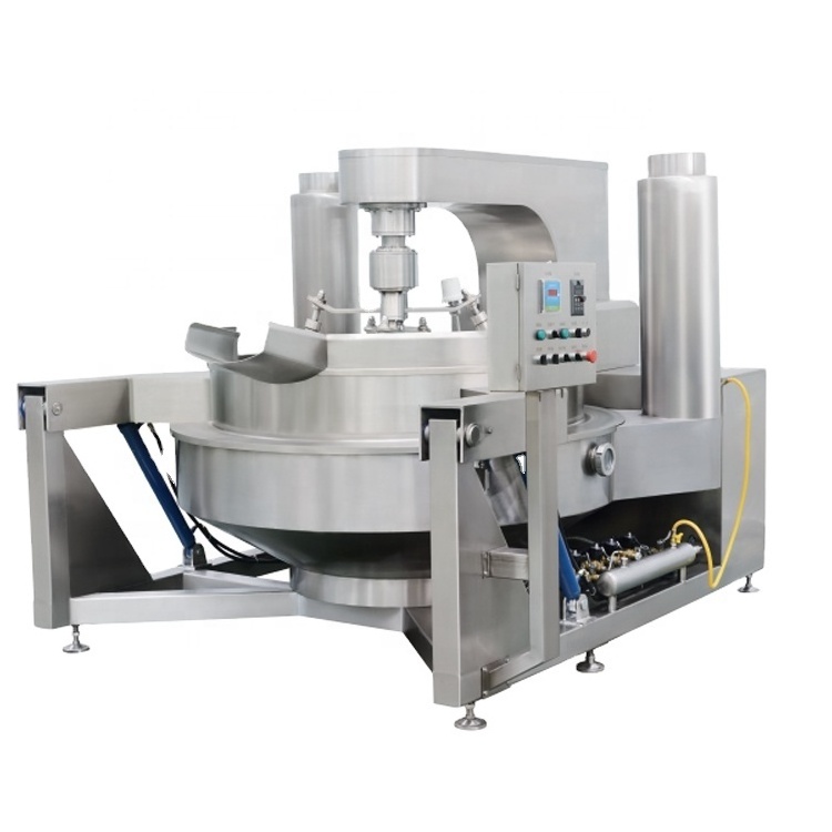 A variety of heating methods of jacket type stainless steel pot body food processing machinery