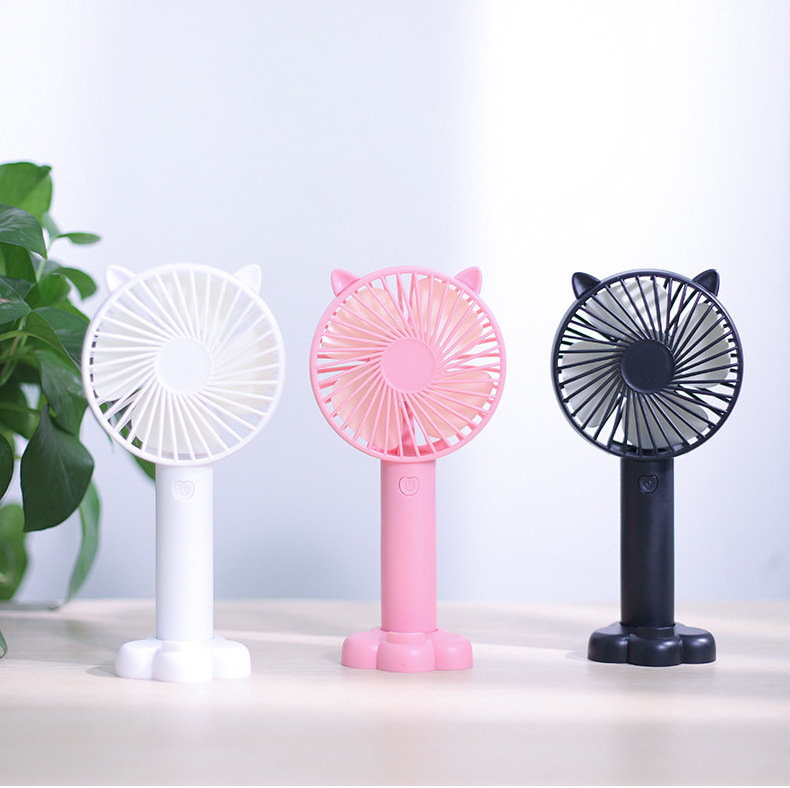 Hot sale portable small fan hand crank fan USB battery charging summer electric mini cool fan