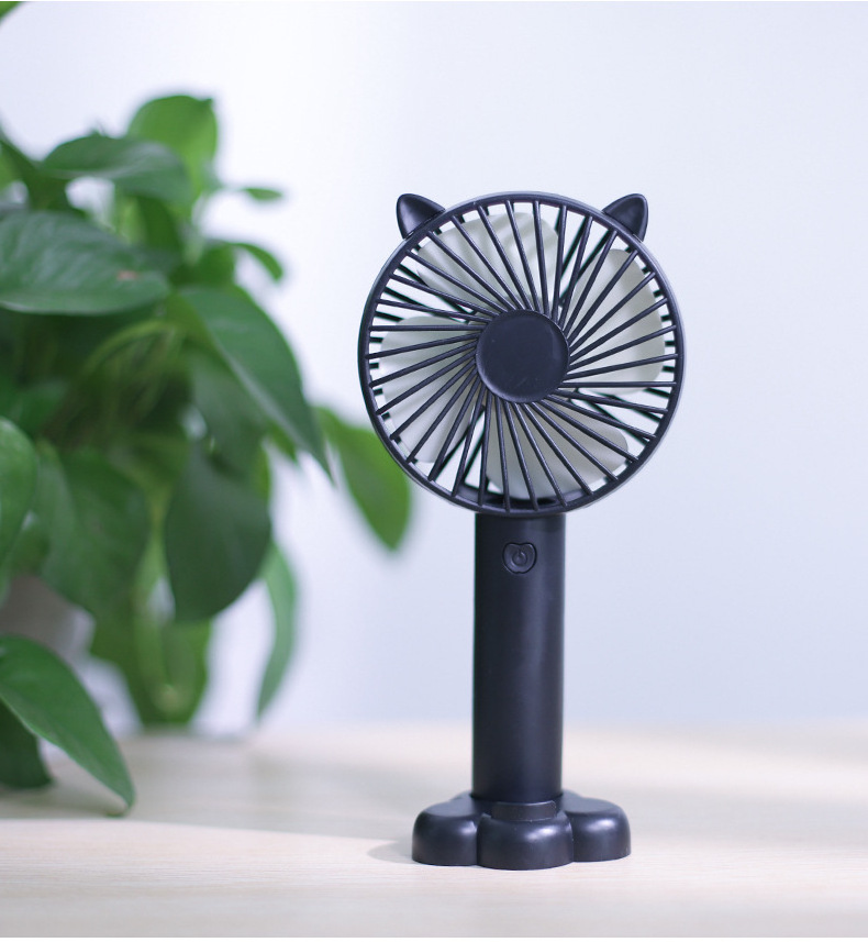 Hot sale portable small fan hand crank fan USB battery charging summer electric mini cool fan