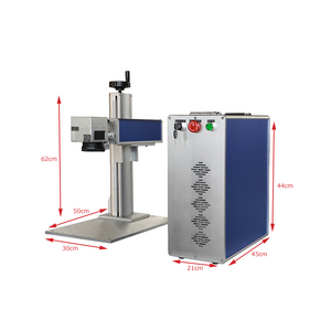 20W 30W 50W 100W raycus fiber laser marking small rotary laser marking machine