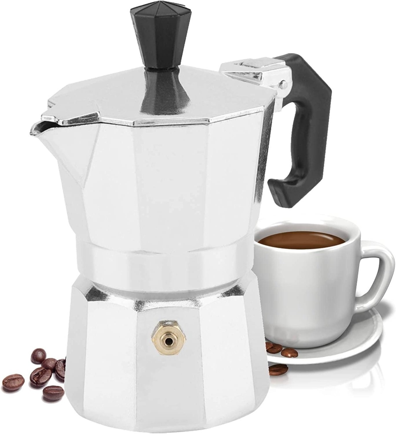 Stovetop Coffee Maker Italian Mocha Coffee Pots Expresso Greca Aluminium Moka Pot Coffee Maker