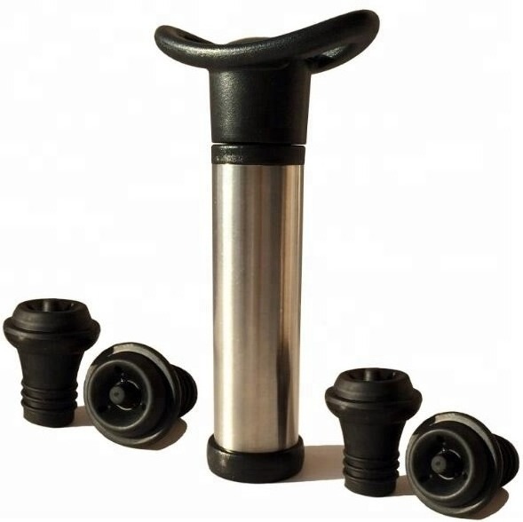 Wine saver vacuum pump with 2 air bottle stoppers wine preserver saver bottle stoppers vacuum red wine bottle stopper