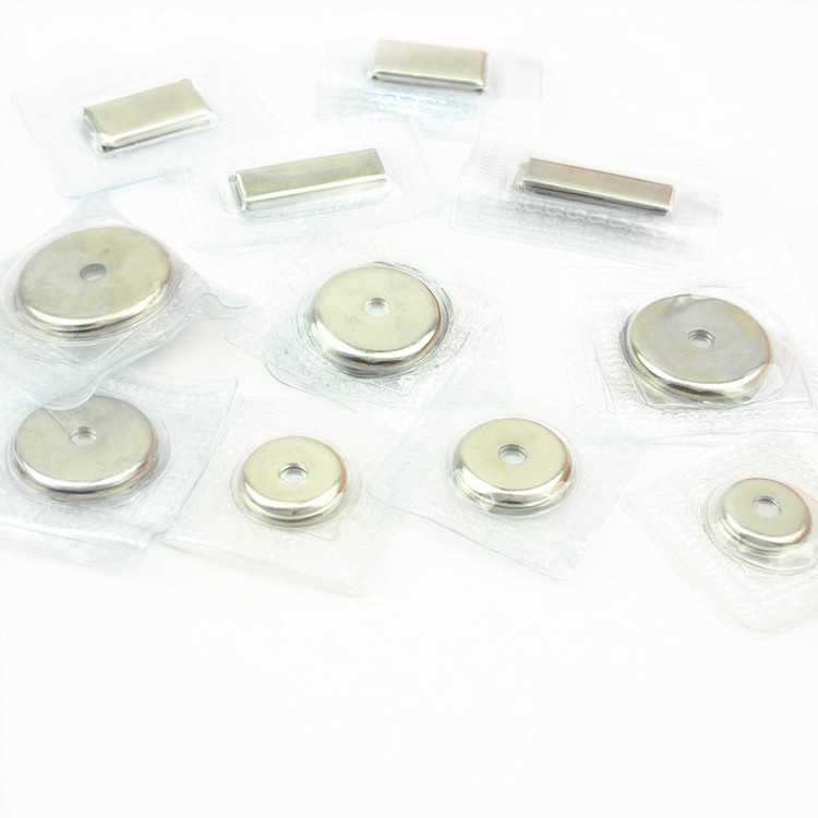 Hidden Magnetic PVC Covered Magnets   Sew Buttons Neodymium Magnet  For Garment Clothing