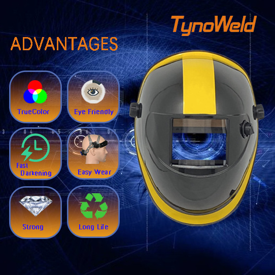 head wearing wholesale cheap caretas automatic welding mask transform for welding machine