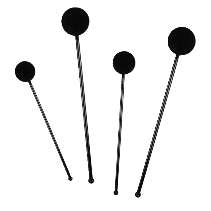 Hot Selling Fancy Round Stirrer Swizzle Cocktail Stick Plastic Stirrer Fruit Pick