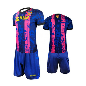 HOSTARON New Season FC Soccer Wear Club Football Clothes Thailand Soccer Uniform Football Kit Jersey Manufacturer Cheap Set