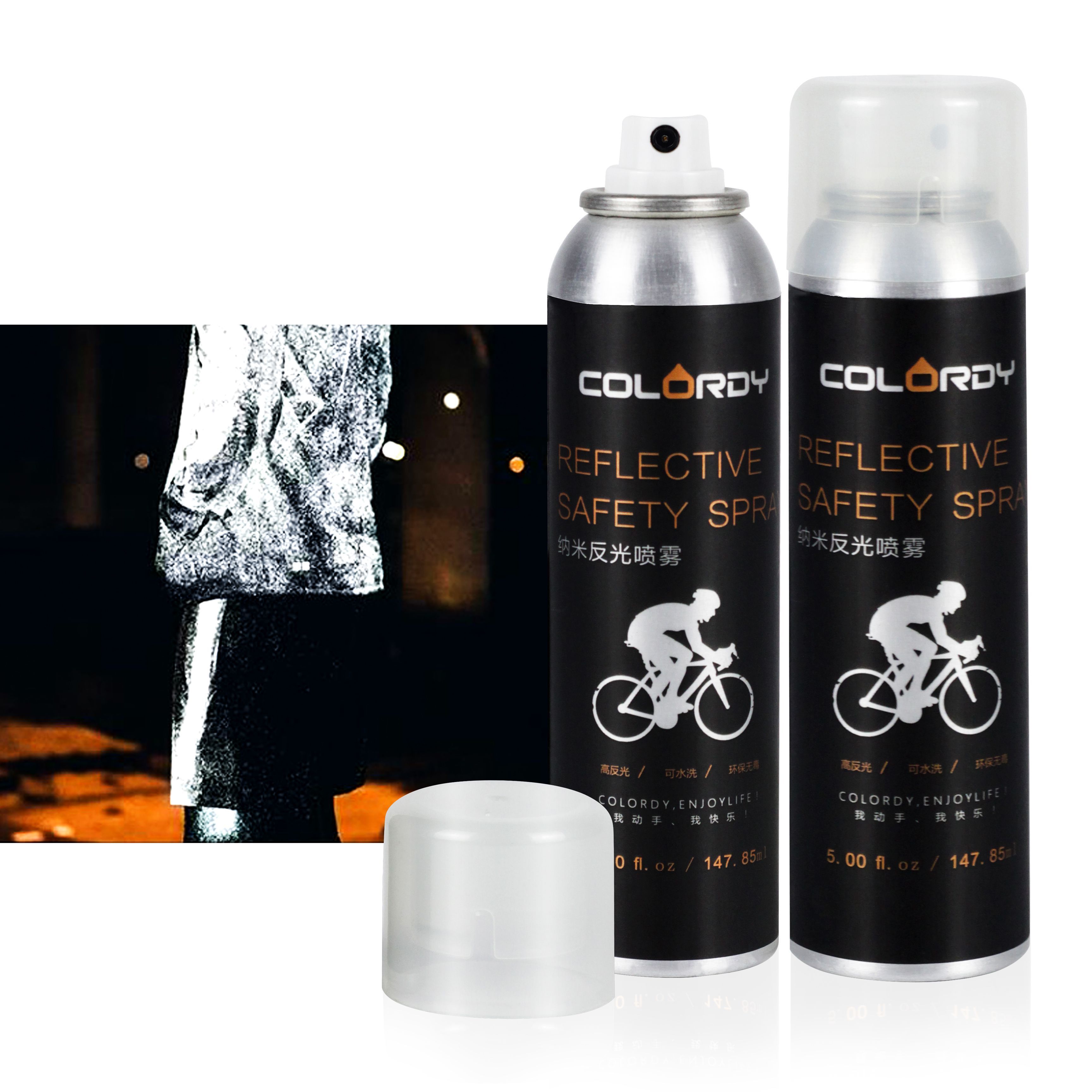 Reflective Spray Life Paint for clothes,shoes,backpacks ,car tyre