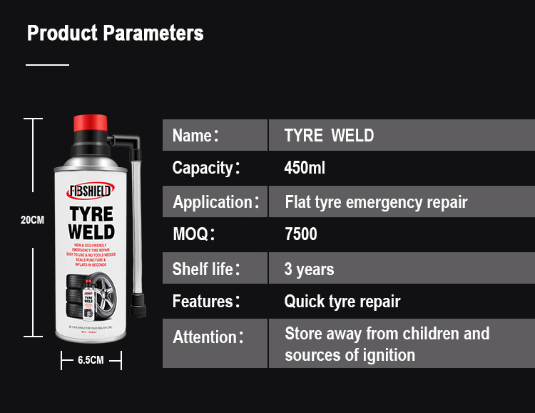 OEM 200ml 450ml 650ml bicycle/Bike motorcycle car immediately Tire repair fluid