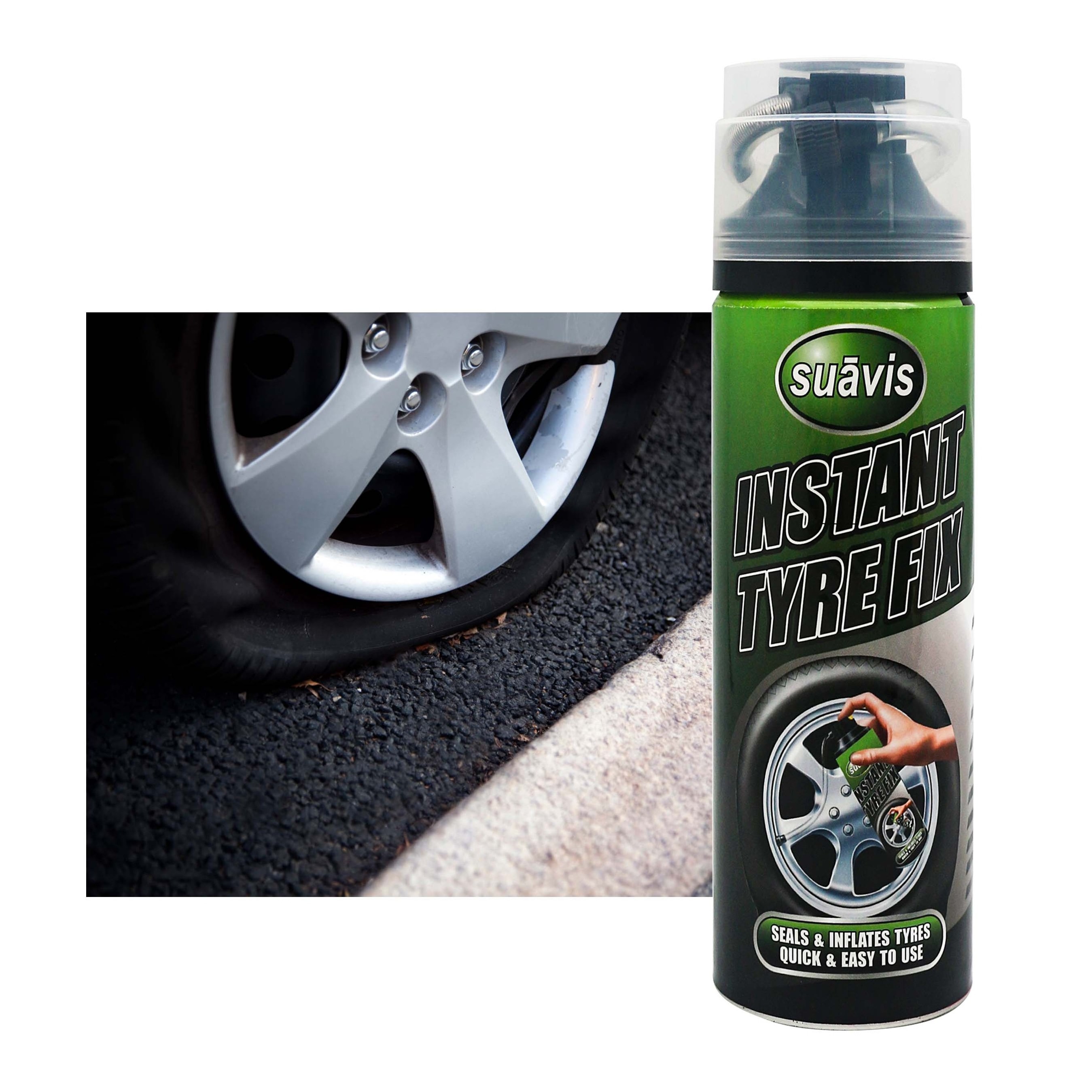 tyre repair spray tyre fix a flat